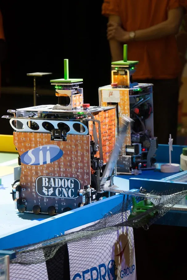 Black et Pearl, les robots de la saison 2015-2016