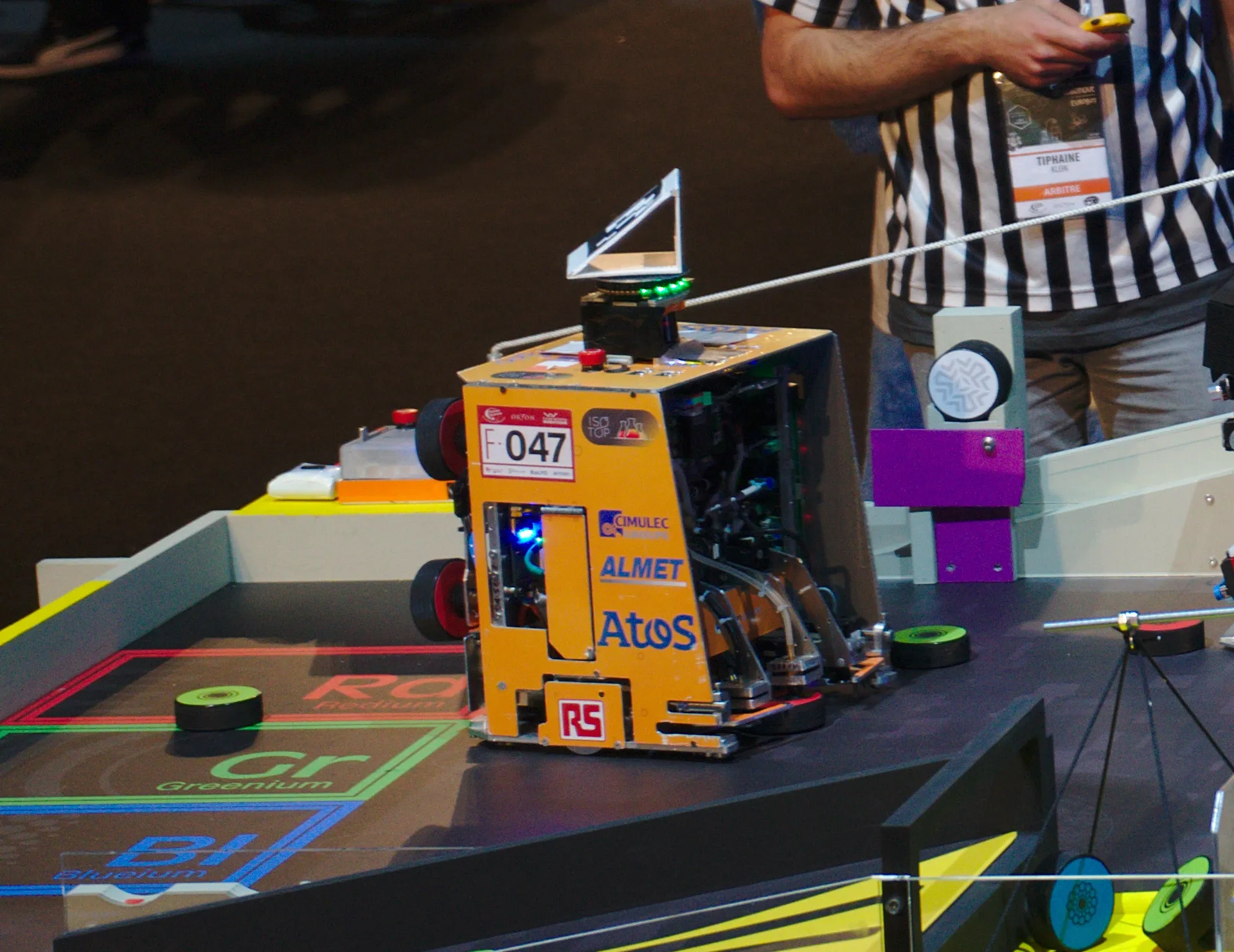 Iso et Top, les robots de la saison 2018-2019