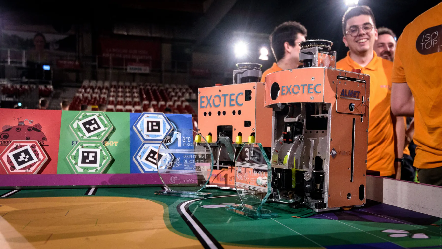 Lucy et Fer et Machu et Picchu, les robots de la saison 2021-2022
